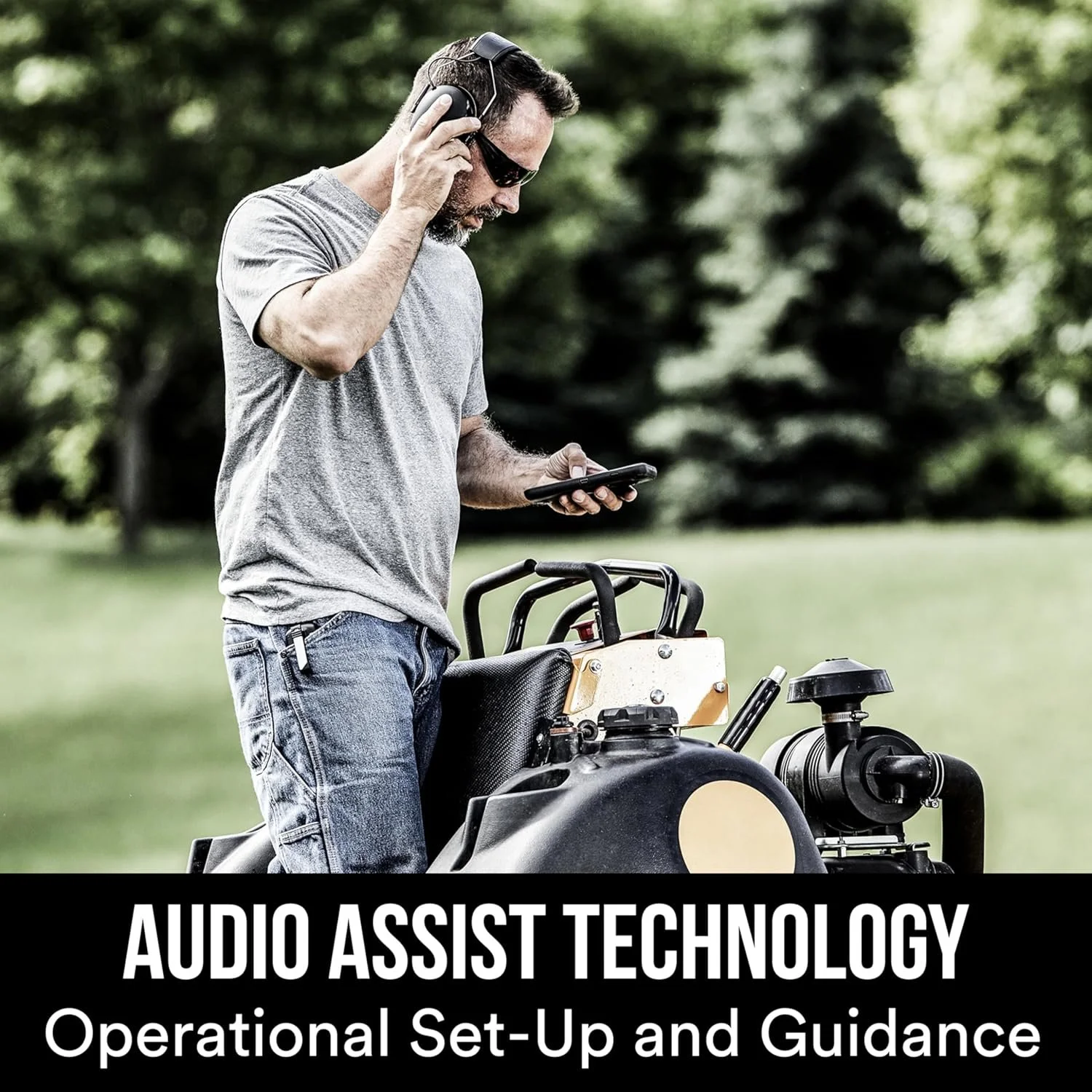 Протишумні навушники 3M WorkTunes Connect 90543 / Bluetooth / До 30 годин роботи від кейсу / Чорні, фото №8