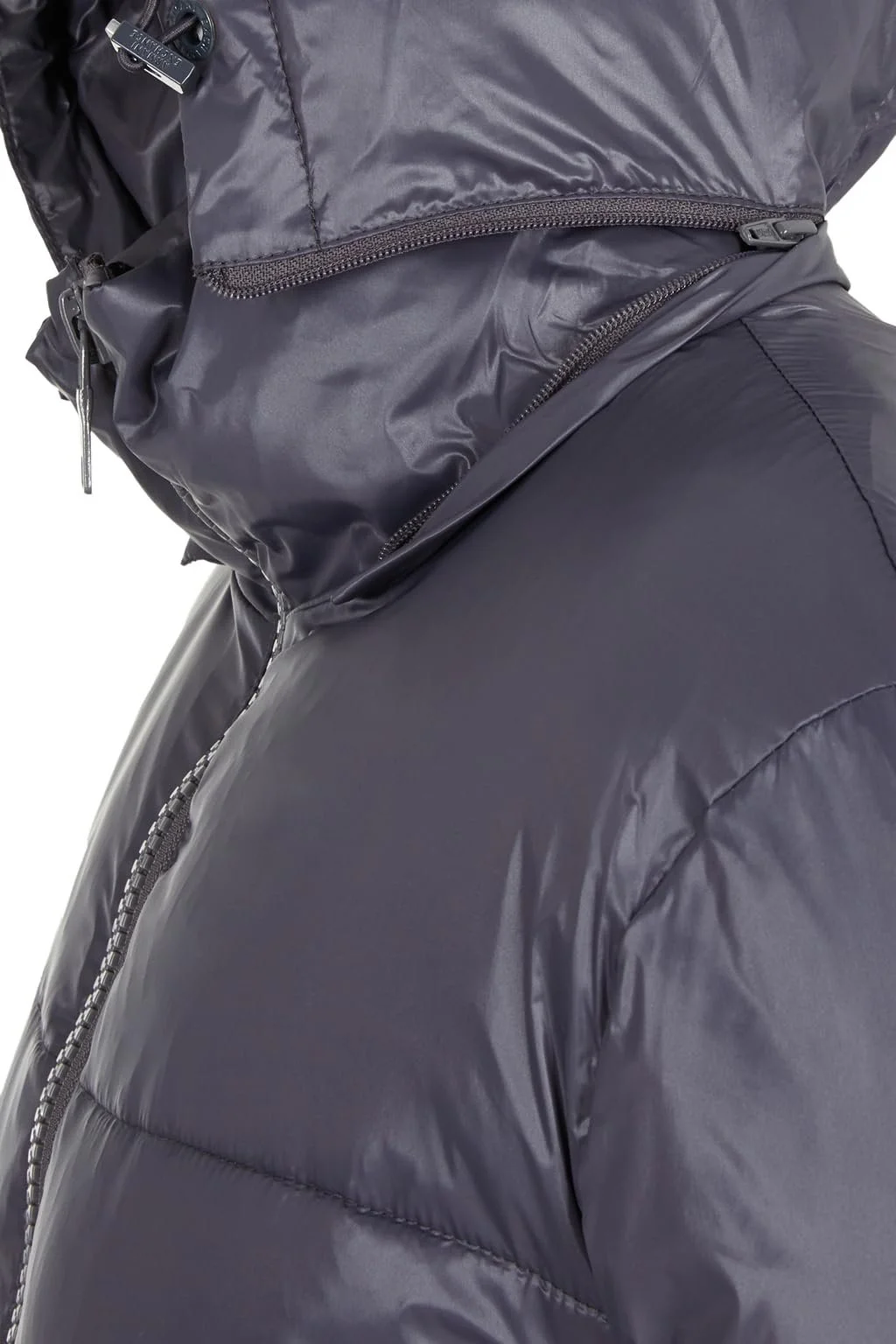 Пальто-пуховик Armani Exchange Shiney Nylon Long для жінок, фото №4 Пальто-пуховик Armani Exchange Shiney Nylon Long для жінок, фото №4