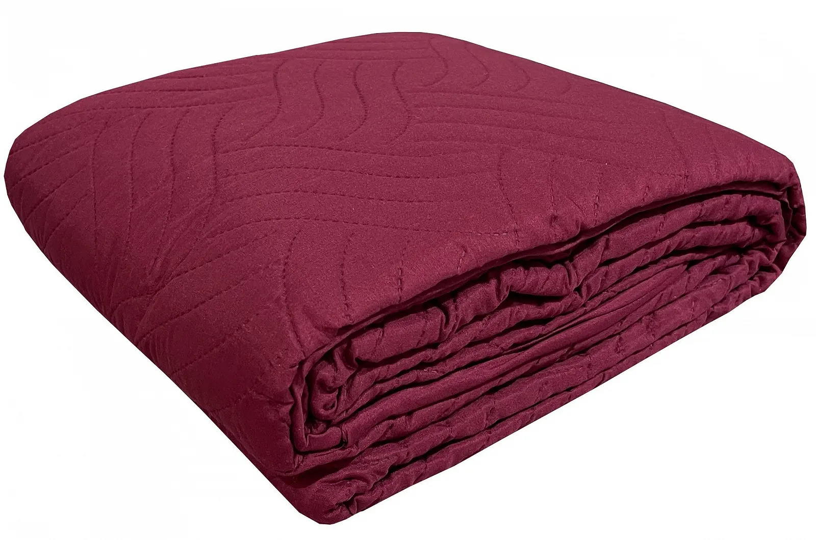 Покрывало Плед одно-home Однотонный 220 x 240 см Бордовый, фото №2