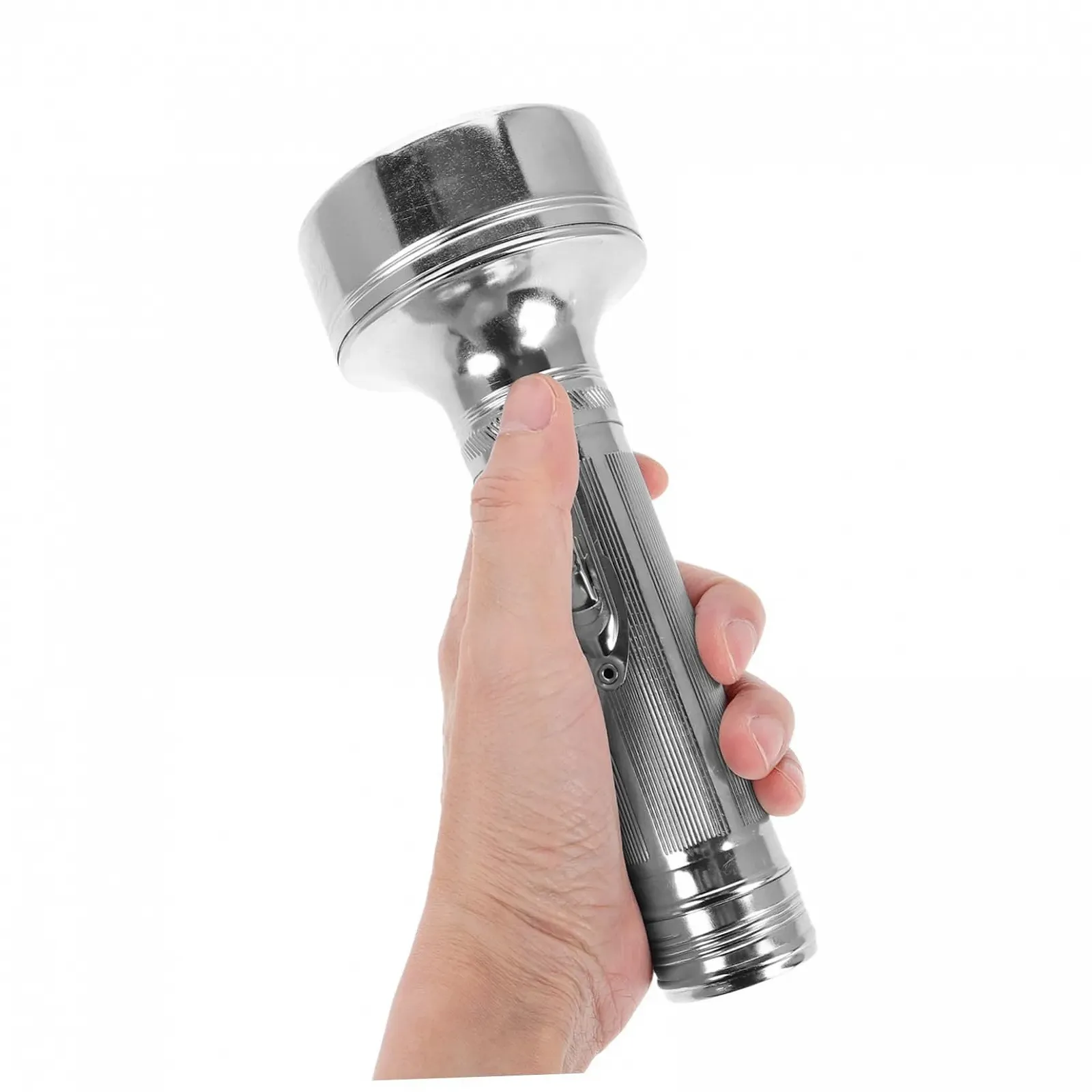 Ліхтар Veemoon Вінтажний поліцейський Ретро Вінтаж 80-х Мініатюрний алюмінієвий срібний, фото №3