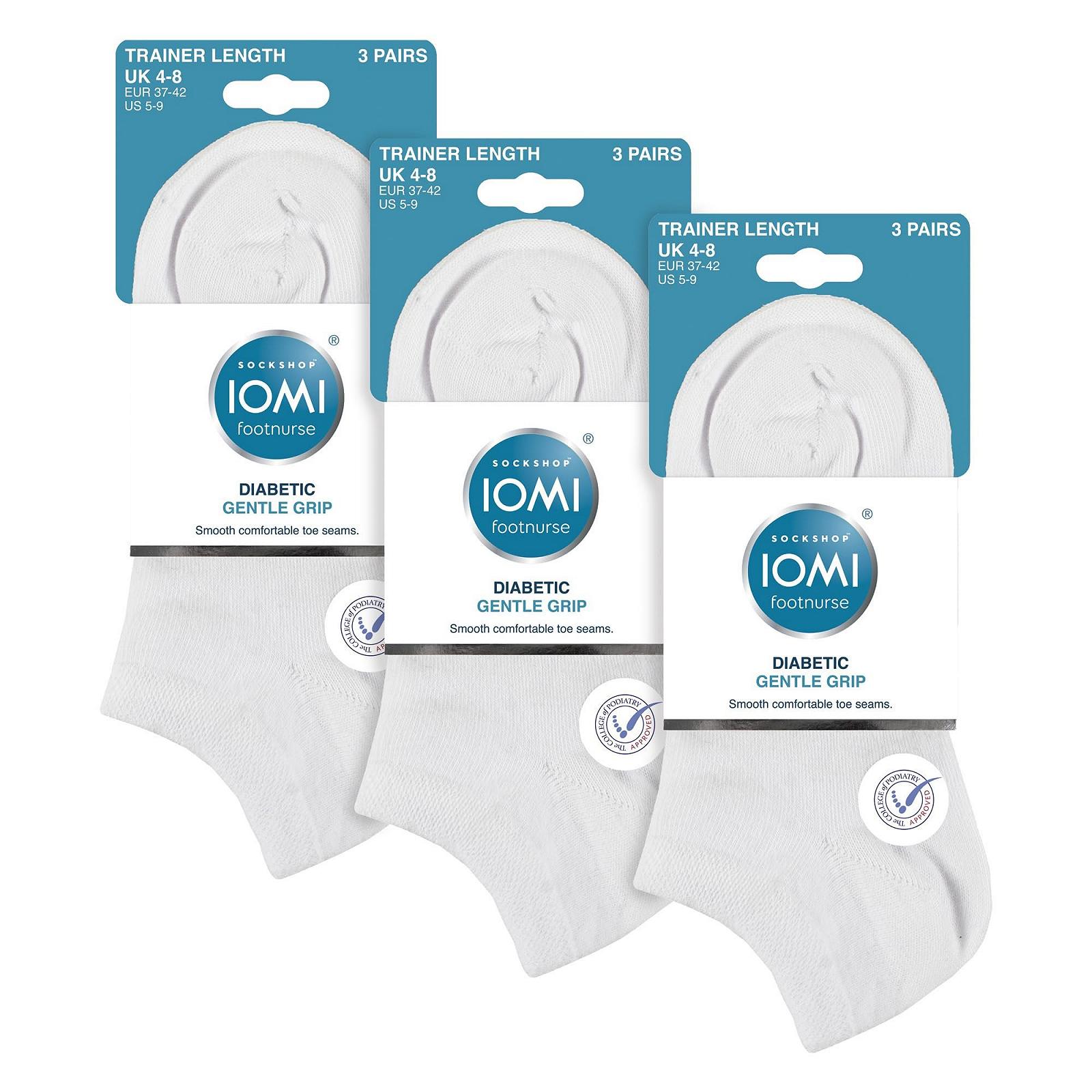 Носки IOMI для диабетиков, короткие, экстра широкие, спортивные, без резинки, для отекших ног, 9 пар в упаковке, фото №2