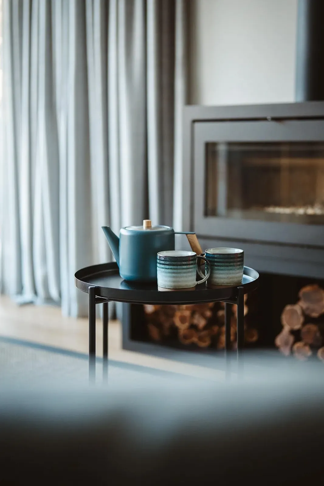 Чайник-заварник Bredemeijer Blue Нержавіюча сталь 1.1 літра Ручка з ефектом дерева Ретро глечик з подвійними стінками Для тривалого насолодження теплим чаєм, фото №7