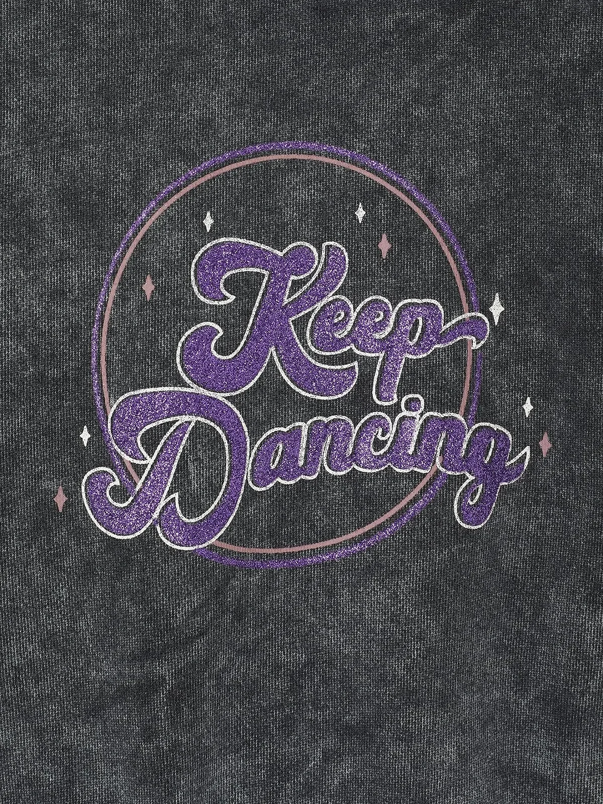 Свитшот Vertbaudet Спортивный с блестками для девочек, фото №3