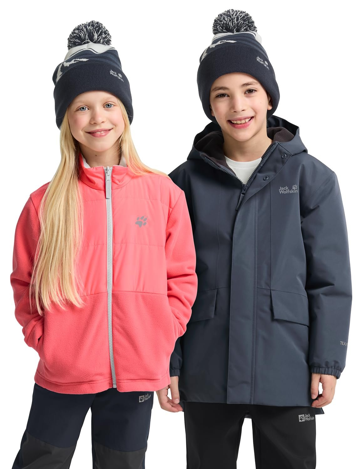 Шапка Jack Wolfskin Stripy Pompom Beanie K, фото №3 Шапка Jack Wolfskin Stripy Pompom Beanie K, фото №3