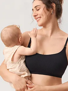 Бюстгальтер Nursing MOMANDA без кісточок для вагітних для сну synthetic.ua - Фото 1