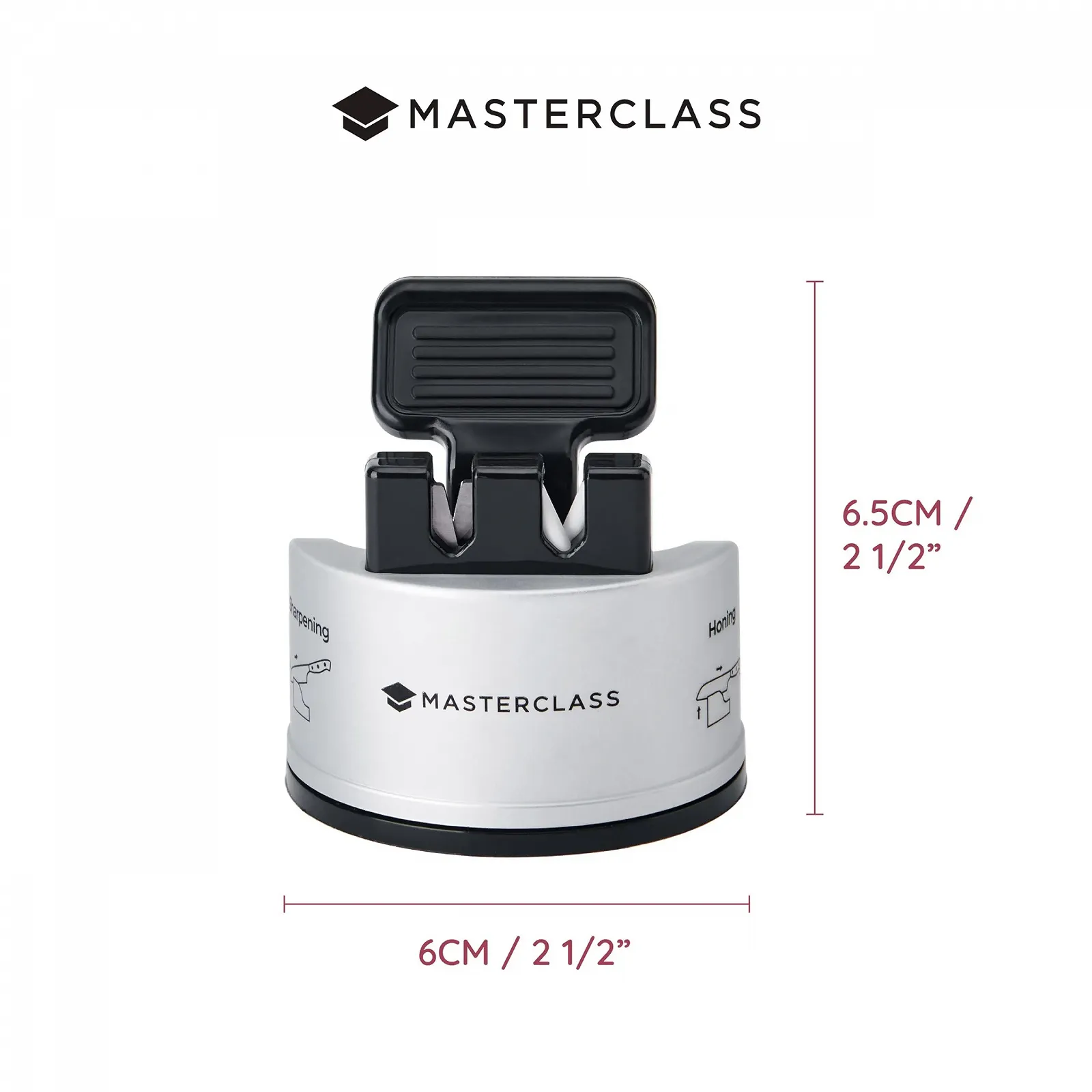 Точило для ножів MasterClass Smart Sharp Dual 2 леза Silver, фото №2 Точило для ножів MasterClass Smart Sharp Dual 2 леза Silver, фото №2