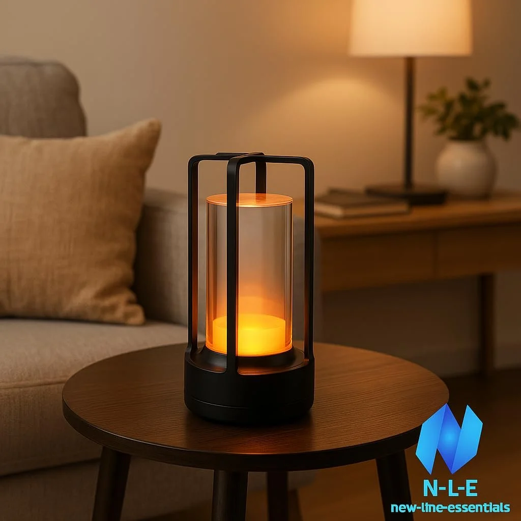 Настільна лампа N-L-E світлодіодна алюмінієвий сплав 2000 mAh срібляста, фото №9