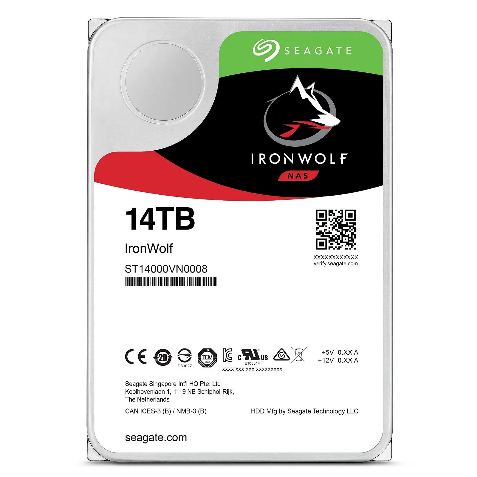 Внутренний жесткий диск Seagate IronWolf Black, фото №3 Внутренний жесткий диск Seagate IronWolf Black, фото №3