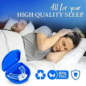 Капа для сну від скреготу зубів Crunch Splint Набір для захисту від хропіння Багаторазова synthetic.ua - Фото 1