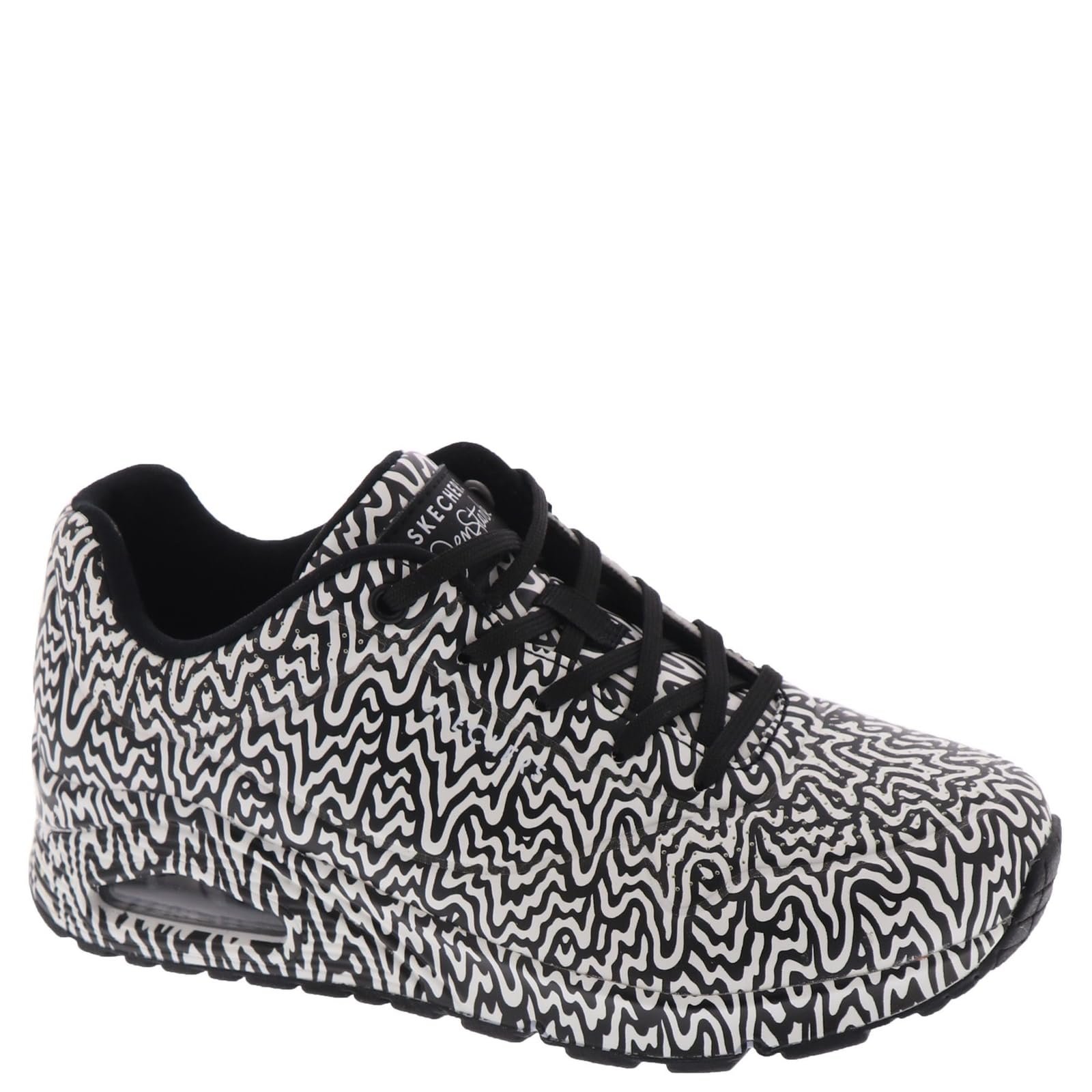 Кроссовки Skechers UNO Rolling Stones Single Белые с красным, фото №1