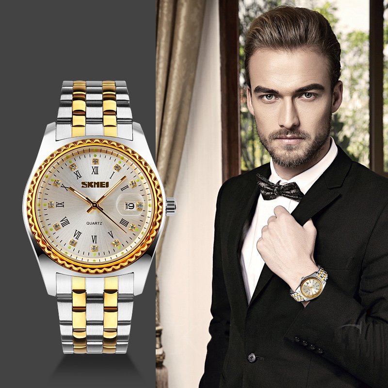 Годинник Skmei 9098SI-B Silver Men, фото №5