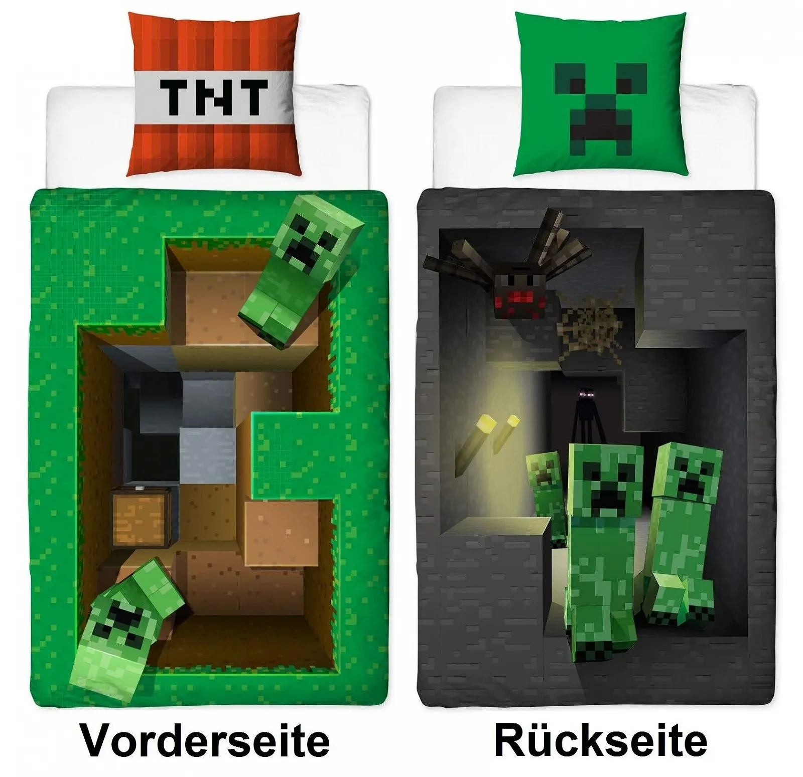 Постільна білизна Minecraft Двосторонній TNT Creeper Diamond Sword 2шт 135x200см Наволочка 80x80см бавовна, фото №6 Постільна білизна Minecraft Двосторонній TNT Creeper Diamond Sword 2шт 135x200см Наволочка 80x80см бавовна, фото №6