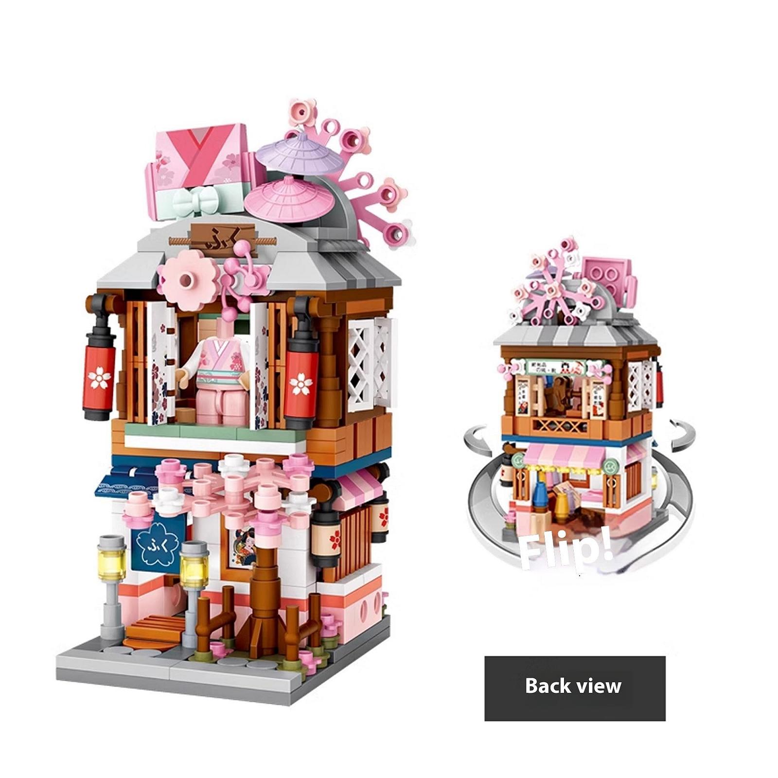 Конструктор linlinfa Modular House, Японская раменная лавка, модульный, 412 деталей, фото №7 Конструктор linlinfa Modular House, Японская раменная лавка, модульный, 412 деталей, фото №7