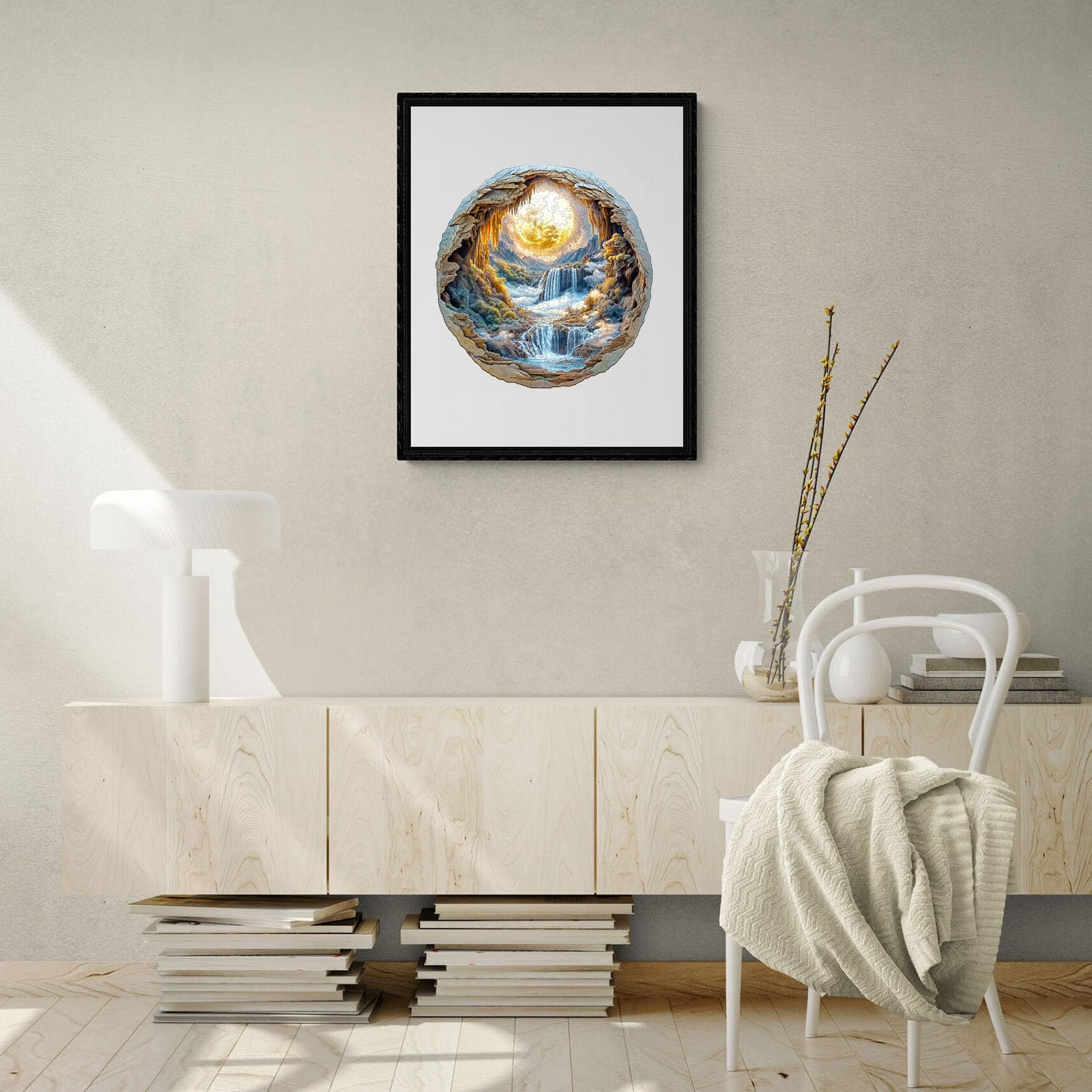 Деревянный пазл Wonders in the Moonlight 34 x 33.2 см 300 элементов, фото №5