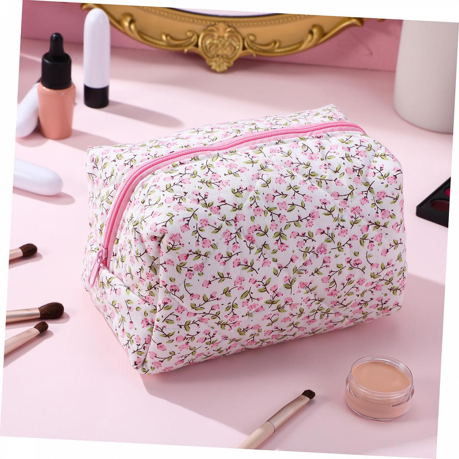 Сумка косметична LIFKOME 4 шт. квітковий візерунок з блискавкою, фото №4