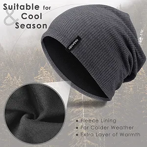 Шапка-бини HASAGEI Slouch для женщин, переходный период, мягкая, шапка, легкая модная synthetic.ua - Фото 1