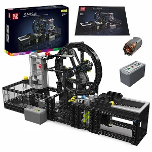 Конструктор Mould King 26015 Большой транспортер шариков, моторизированный планетарный лифт, 1009 деталей - Фото 1