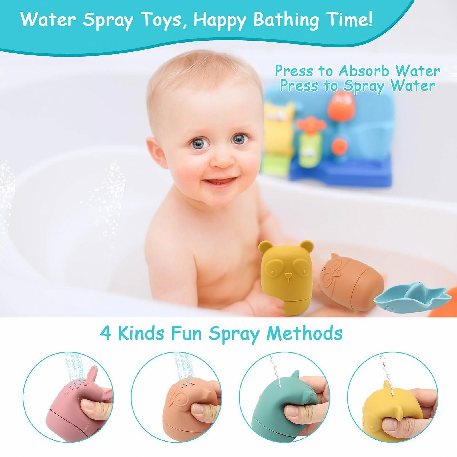 Игрушка для ванны Ребенок 7 штук Силиконовые, фото №4