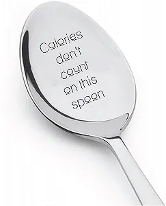 Ложка с гравировкой Calories Don't Count on This Spoon - Фото 1