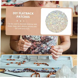 Стразы minkissy с плоской задней стенкой 500 шт. для рукоделия, украшений, одежды, сумок и прочего. Смола для творческих проектов и декора synthetic.ua - Фото 1
