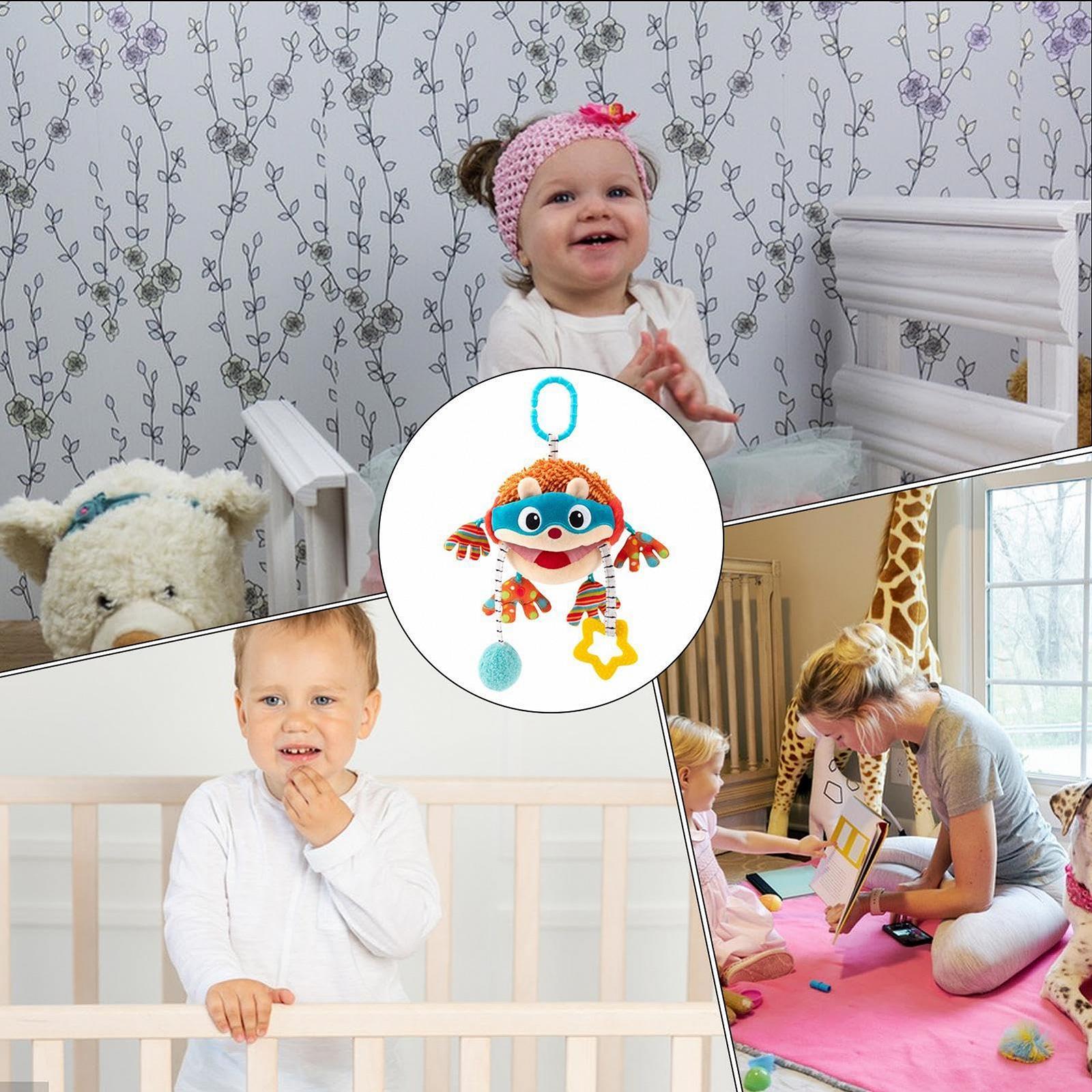 Игрушка Takluu Rasselspielzeug Plüschrasselspielzeug Контрастное мобильное Kinderzimmer Bettglocke, фото №4
