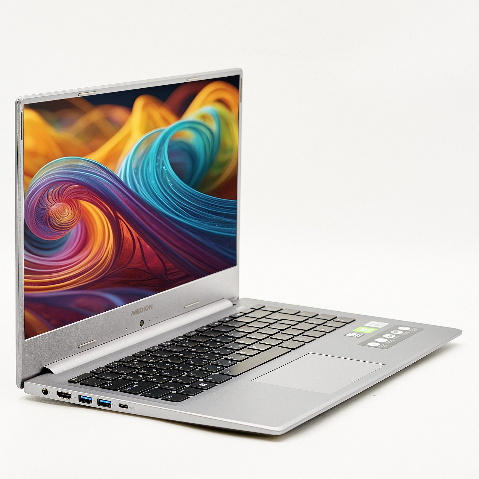 Ноутбук Medion Akoya S15447 Intel Core i5-10210U ОЗУ 16 ГБ SSD 256 ГБ Nvidia GeForce Металлический корпус, фото №3