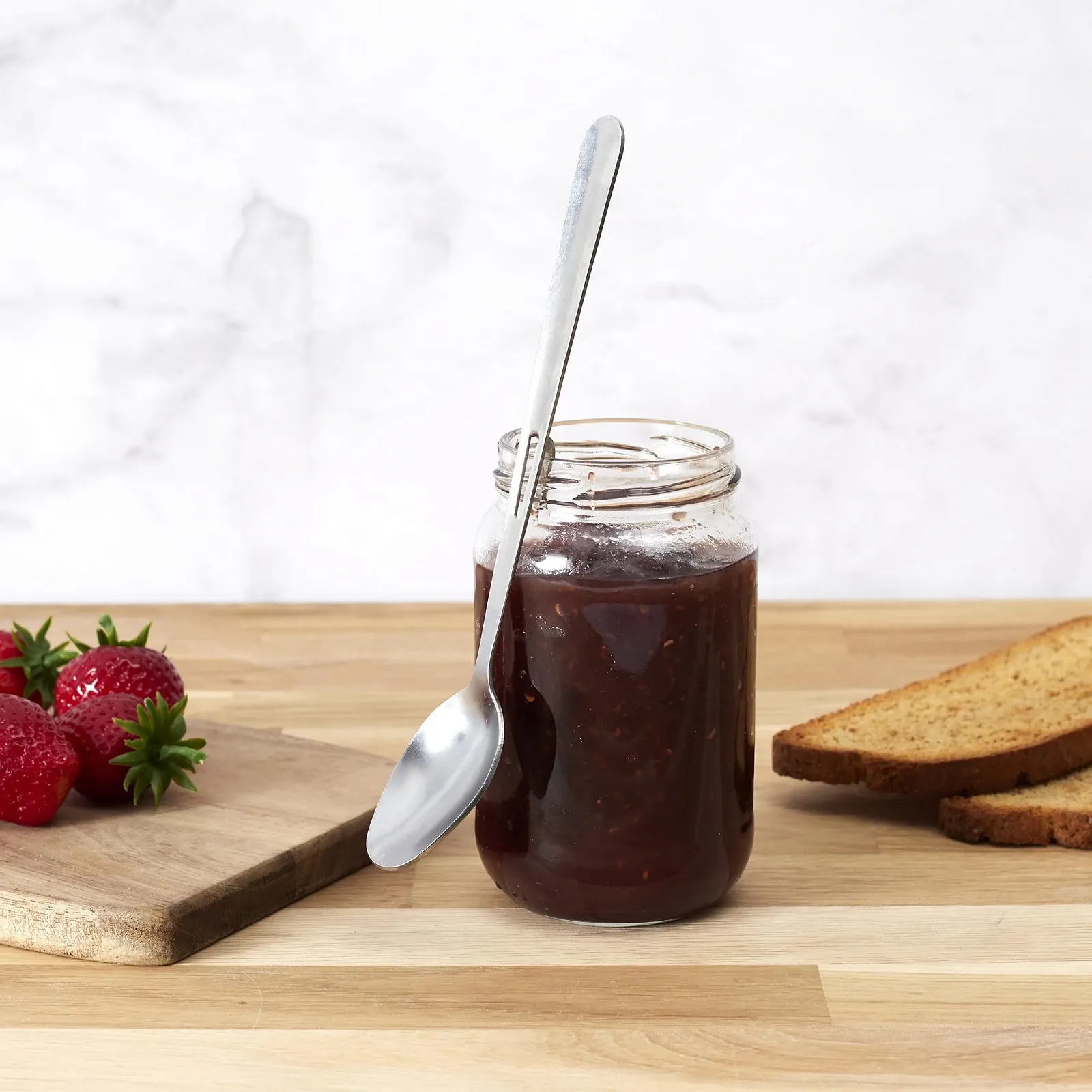 Набір ложок для джему з нержавіючої сталі 2 шт. KU6317 Сірий 19 x 3 x 2.50 см, фото №6