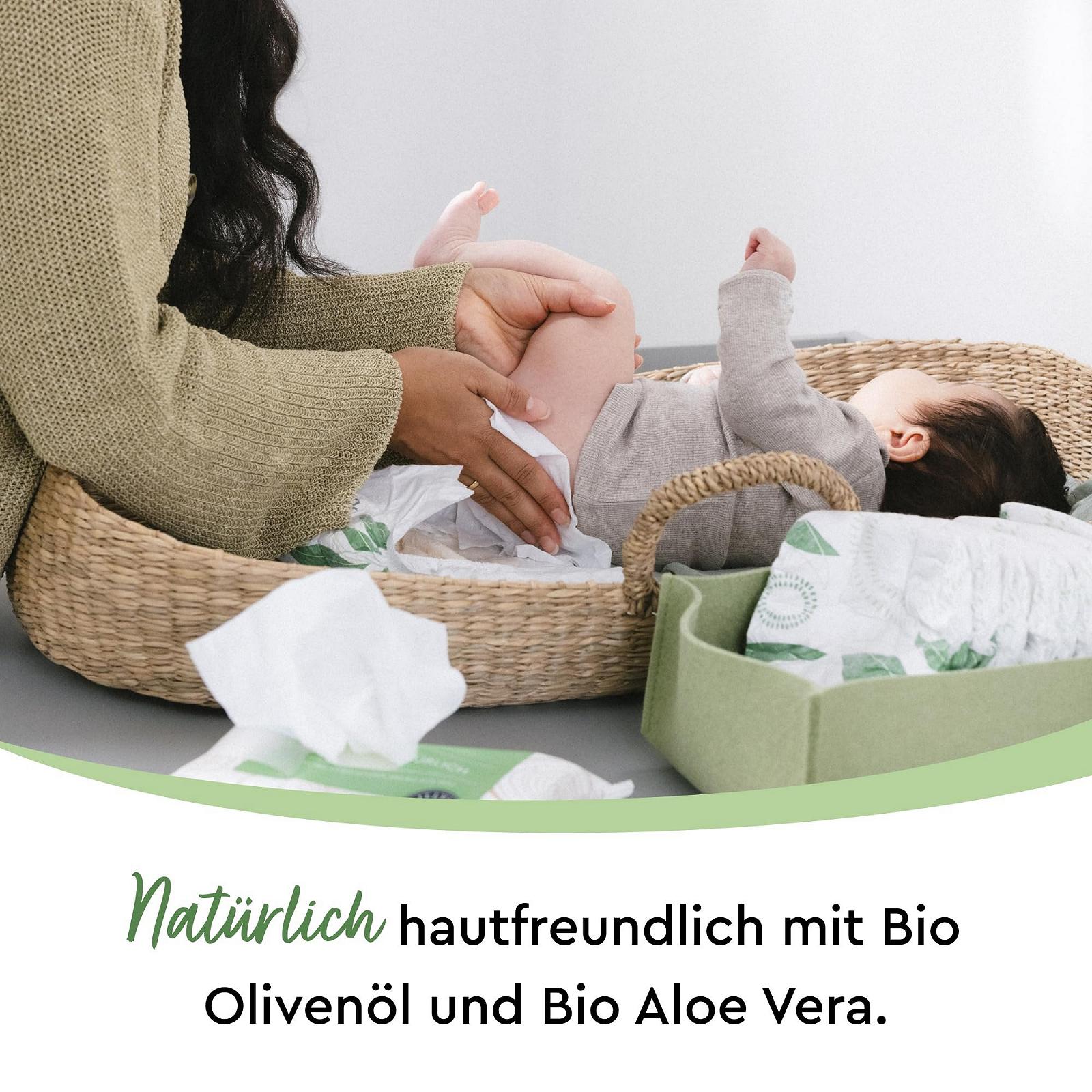 Влажные салфетки LILLYDOO Green Natural 600 штук, фото №5