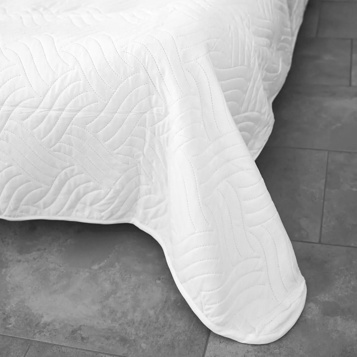 Покрывало COFI Однотонное 1453 240 x 220 см, белый, фото №3