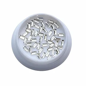 Кришталеві стрази Прямокутні плоскі стрази для дизайну нігтів Прозорий - Фото 1