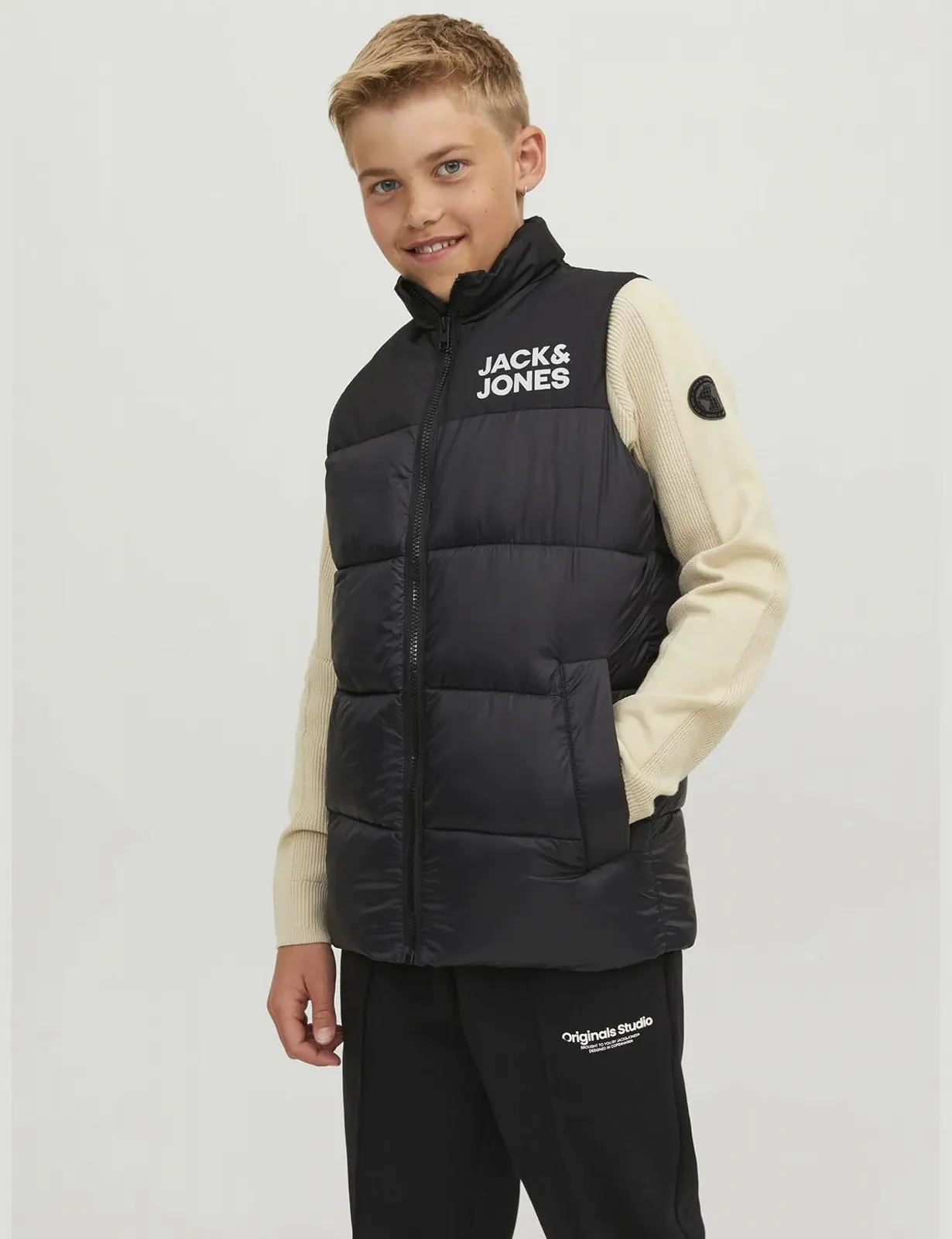 Куртка JACK & JONES Jjetoby Bodywarmer Collar Sn Jnr, фото №2