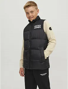 Куртка JACK & JONES Jjetoby Bodywarmer Collar Sn Jnr synthetic.ua - Фото 1