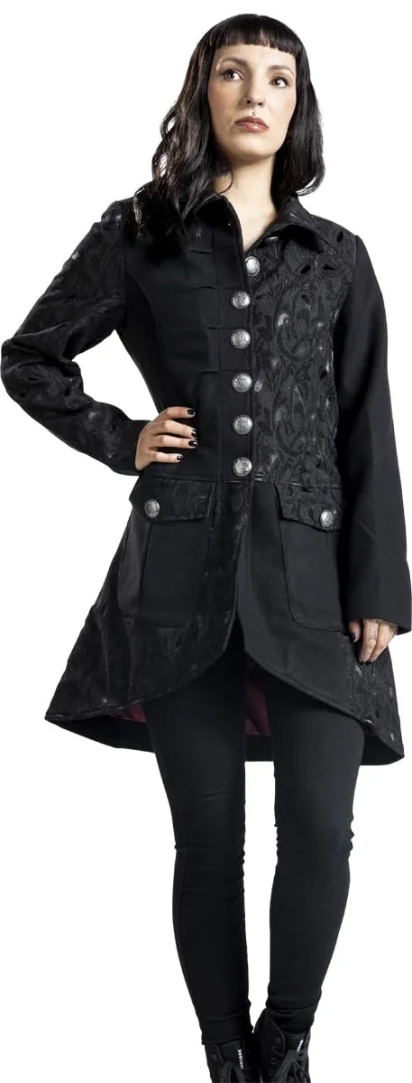 Пальто Gothicana by EMP Чорний, фото №5