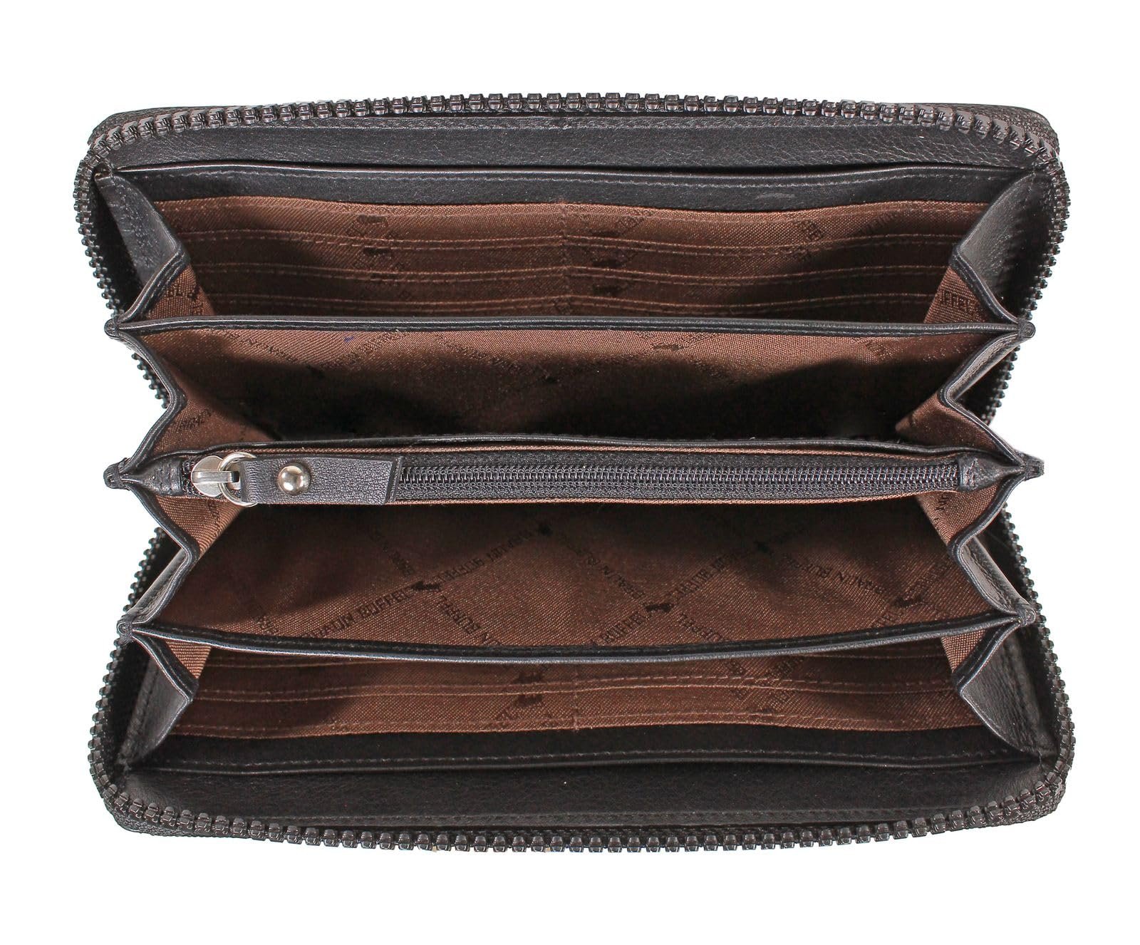 Кошелек BRAUN BÜFFEL Capri Кожаный 19 см, черный, Классический, фото №2