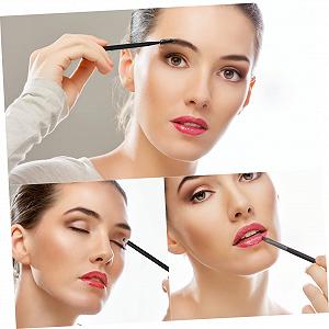 Набір кистей для макіяжу BIUDECO, 15 шт., для підводки очей, кисть для пудри, інструменти для нанесення основи, кисть для рум'ян, простий пензель для консилера, пластик synthetic.ua - Фото 1