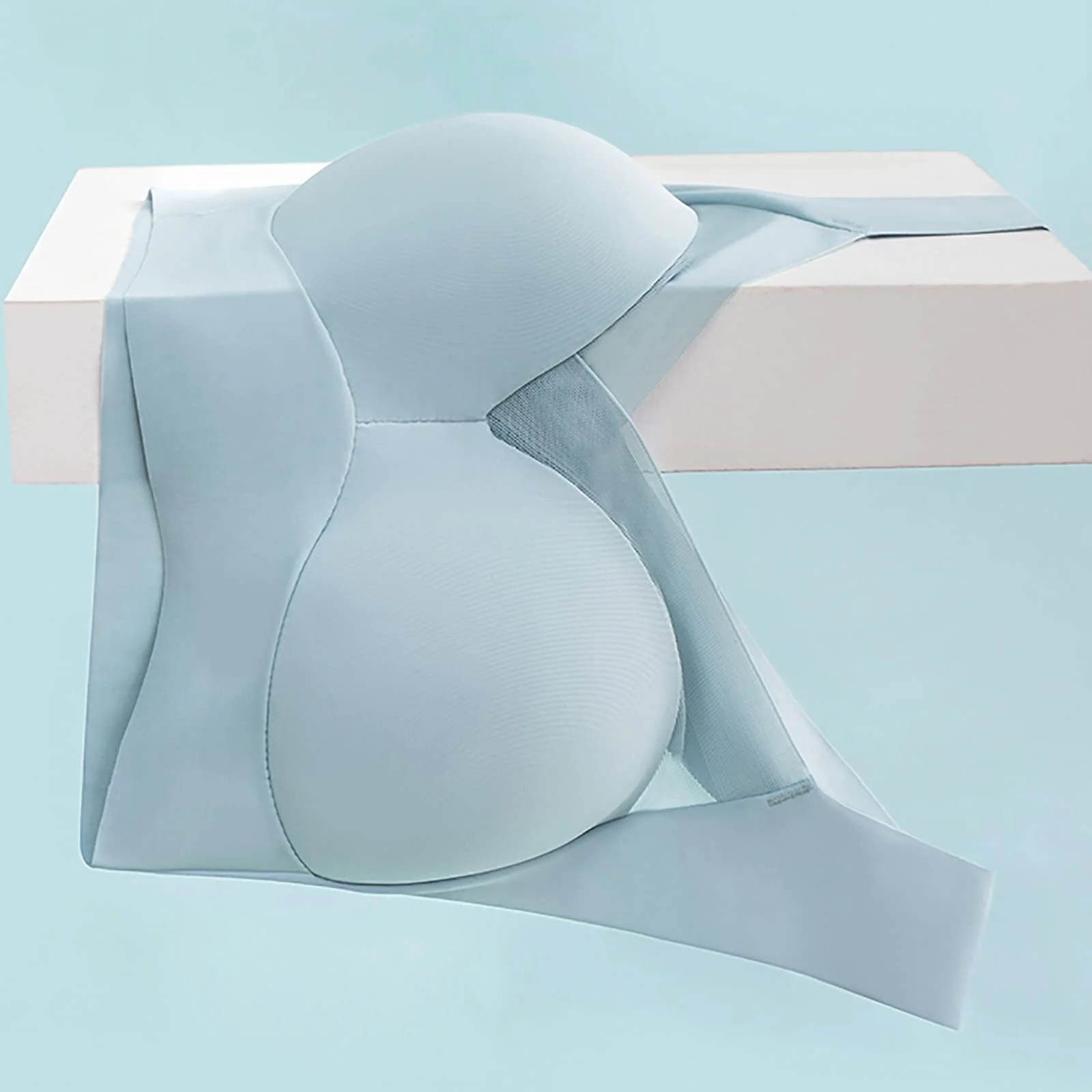 Бюстгальтер-минимайзер без косточек кружевной бесшовный Push Up Cotton Invisible Support, фото №6 Бюстгальтер-минимайзер без косточек кружевной бесшовный Push Up Cotton Invisible Support, фото №6