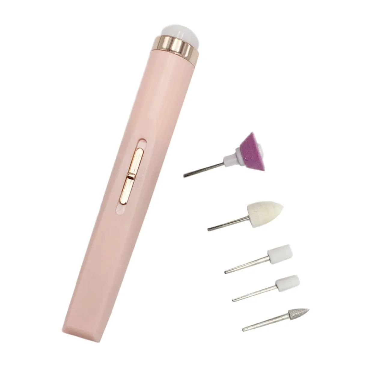 Электрический набор для маникюра Healvian Professional, розовый, фото №1