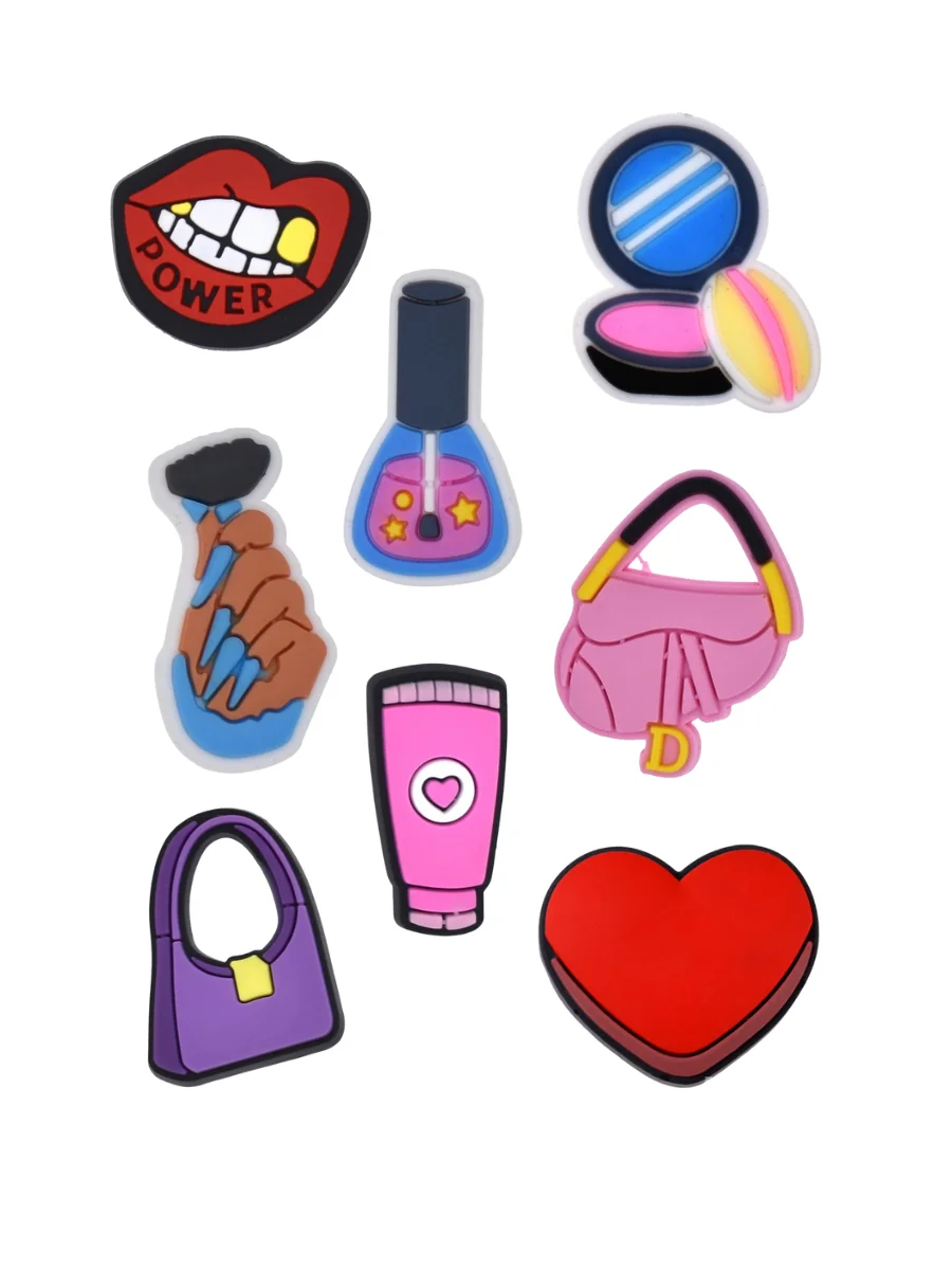 Джибітси 8 шт, аксесуари для кроксів, фото №1