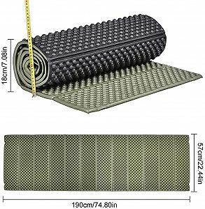 Килимок Yusheng Foam Sleeping Mat Foldable 190 x 57 cm synthetic.ua - Фото 1