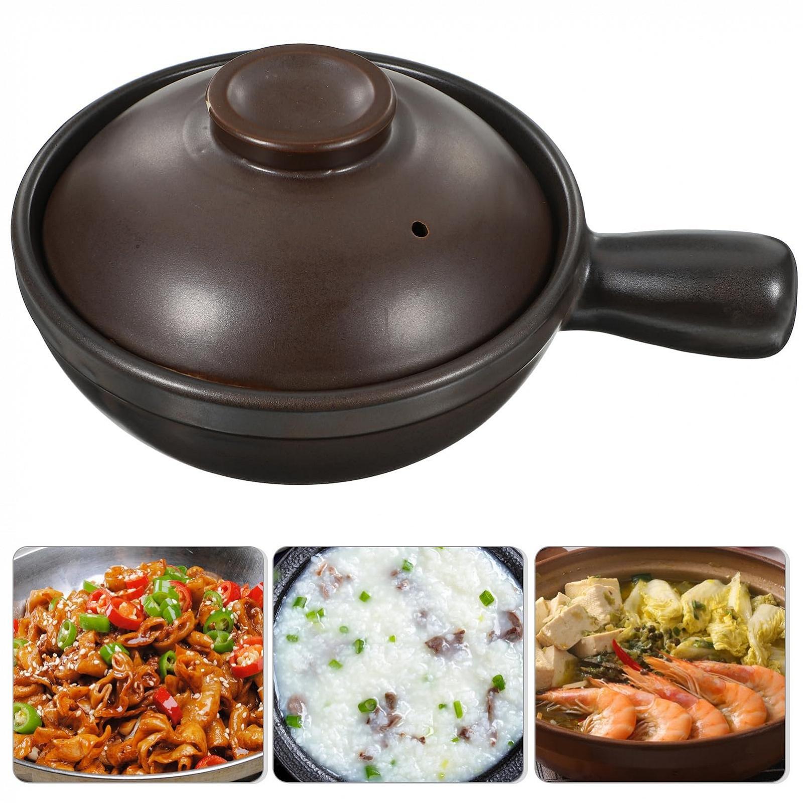 Кастрюля Zerodeko с крышкой керамическая для супа и риса, фото №9