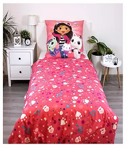 Постельное белье детское Theonoi Gabby's Dollhouse 135 x 200 см, 80 x 80 см Хлопок synthetic.ua - Фото 1