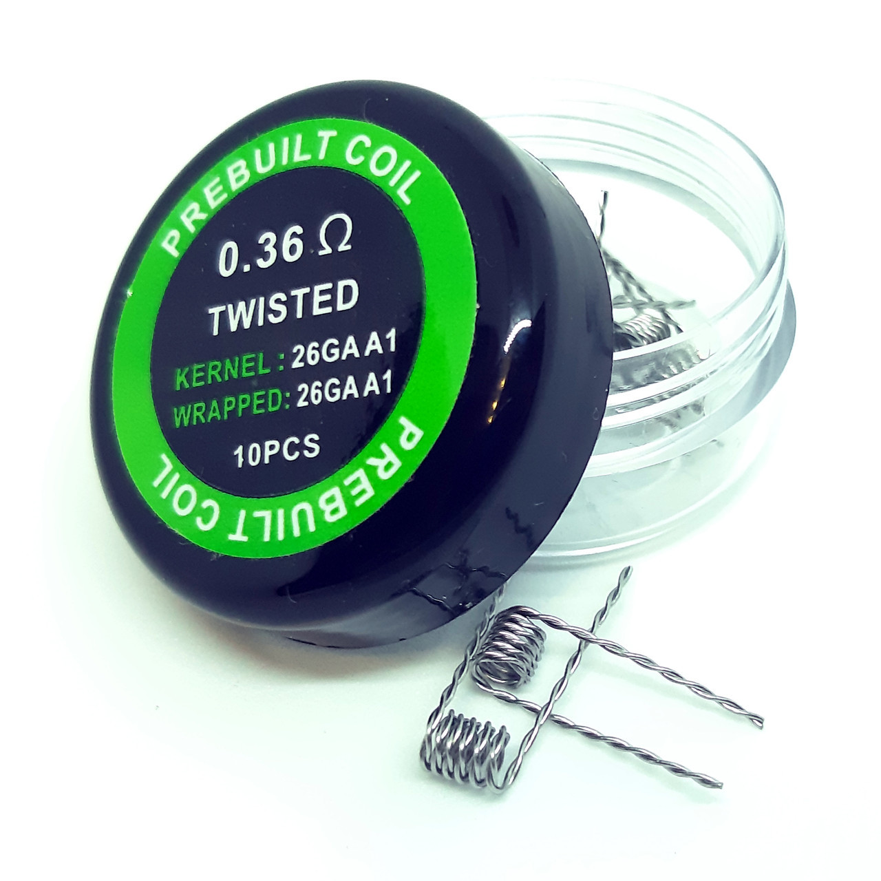 Набор спиралей для Бака PREBUILT Coil Twisted Kanthal 0.36 ohm, фото №1