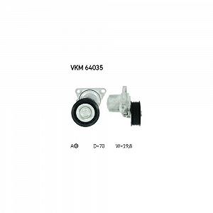 Натягувач поліклинового ременя SKF VKM 64035 для FORD MAZDA знизу зліва по центру - Фото 1