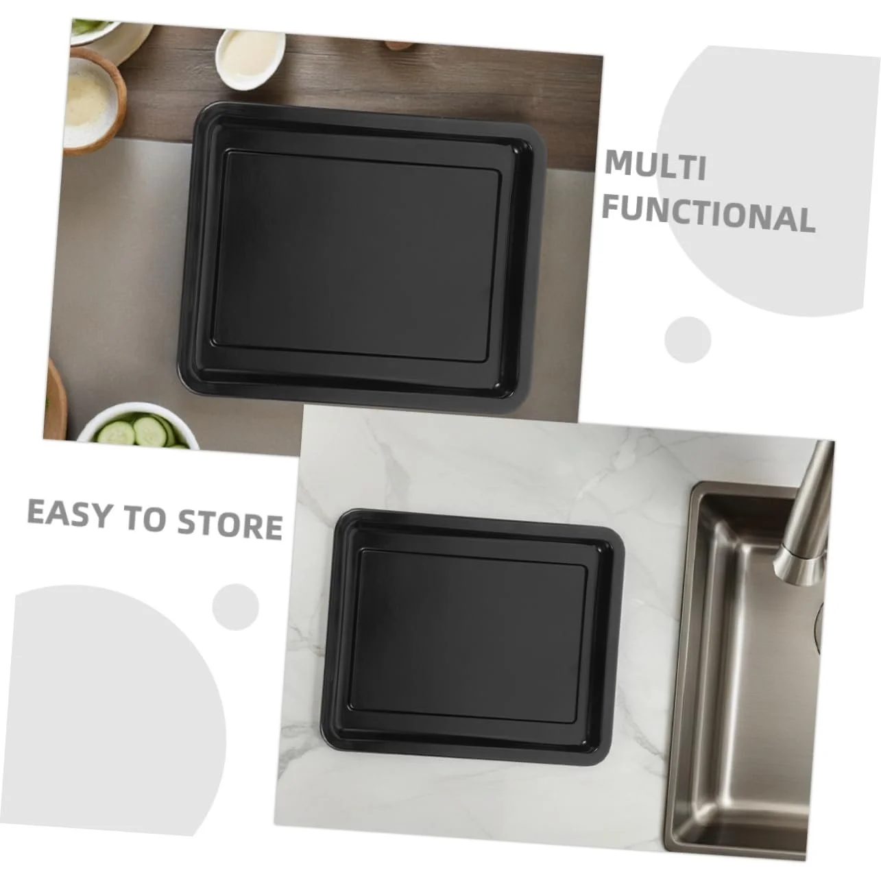 Форма для выпекания прямоугольная эмалированная антипригарная, фото №3