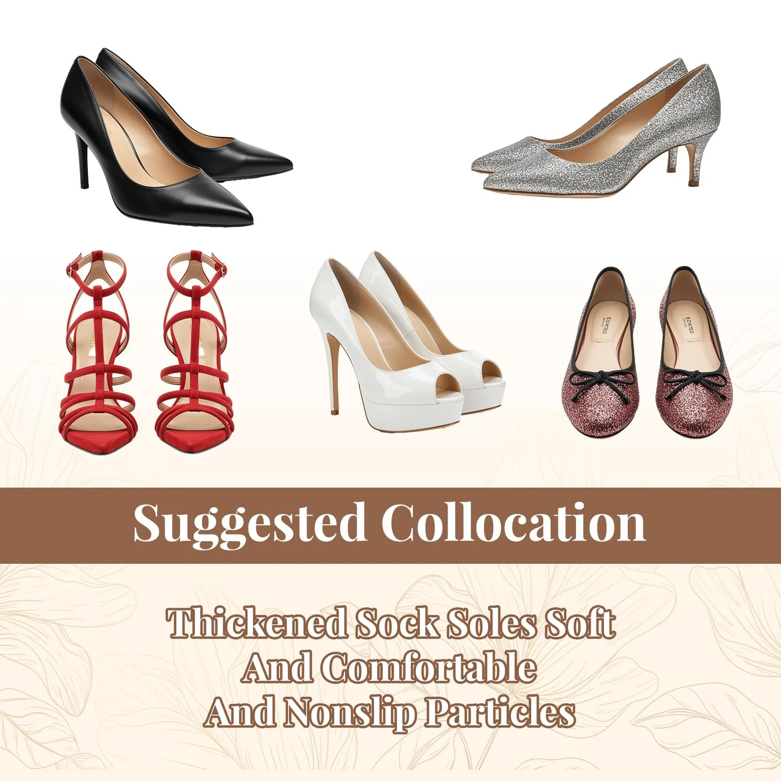 Шкарпетки-топпери жіночі, 6 пар, фото №7 Шкарпетки-топпери жіночі, 6 пар, фото №7