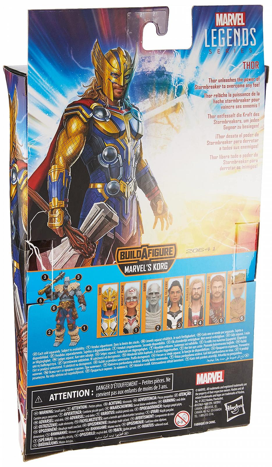 Фигурка Тор Hasbro Legends Thor: Love and Thunder 15 см, многоцветный, фото №2