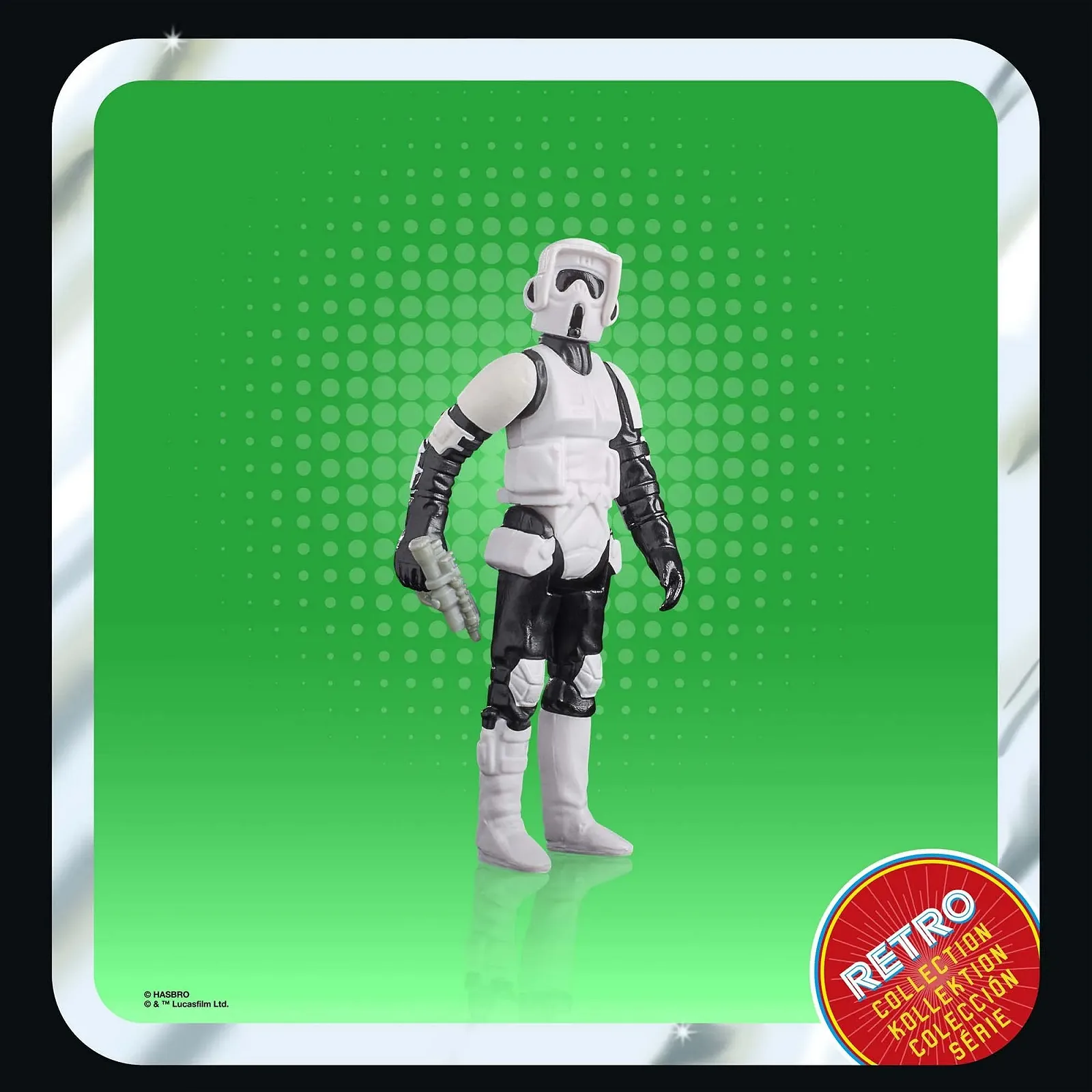 Коллекционная экшн-фигурка Star Wars Retro Collection Biker Scout 9.5 см Return of the Jedi Knights, фото №5