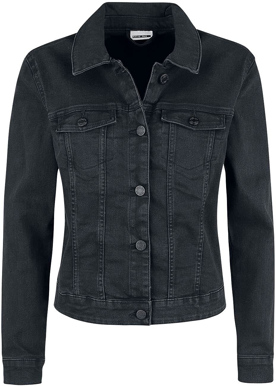 Джинсова куртка Noisy may Nmdebra L/S Жіноча Чорний Wash Denim Noos, фото №1