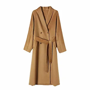 Вовняне пальто BAICAIBAI Жіноче зимове - Фото 1