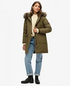 Парка Superdry Everest з штучним хутром для жінок synthetic.ua - Фото 1